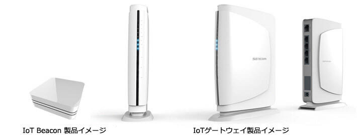 IoT Beacon製品、IoTゲートウェイ製品イメージ